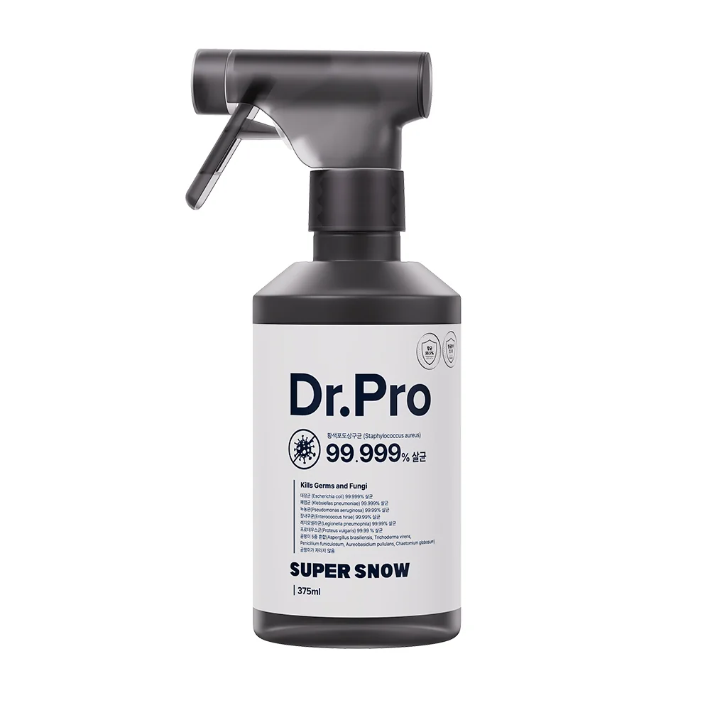 동물병원의 멸균을 위한 전문가용 항균 스프레이 DR. PRO 슈퍼스노우 375ml