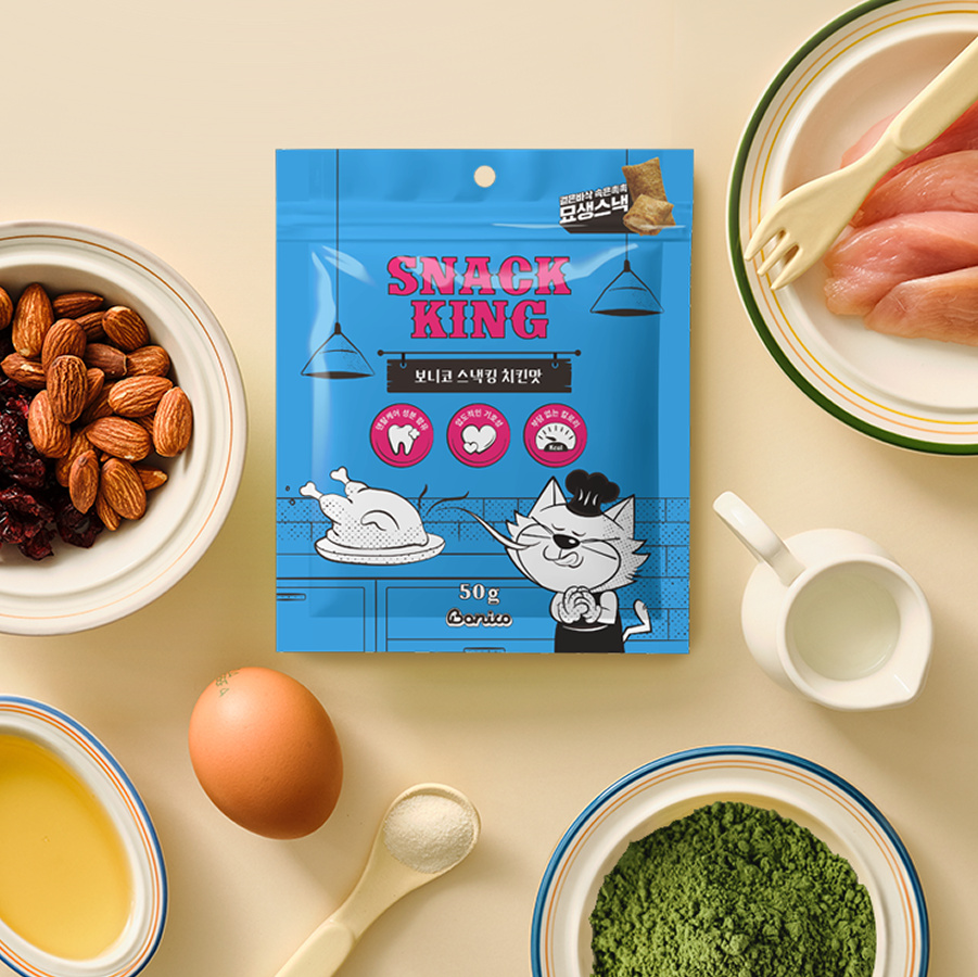 [고양이] 보니코 캣 스낵킹 치킨맛 (덴탈케어)