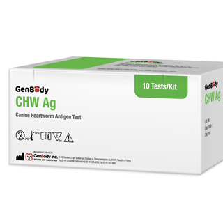젠바디 G20V  강아지 하트웜 항원진단키트 (CHW Ag) 10T