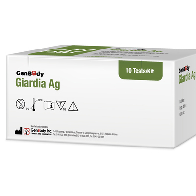 젠바디 G20V  강아지 지알디아 항원진단키트 (Giardia Ag) 10T-허가진행중