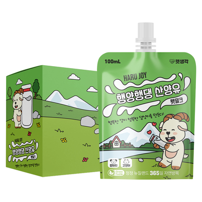 [강아지, 고양이] 행양행동 펫밀크 산양유 1박스(10개입)